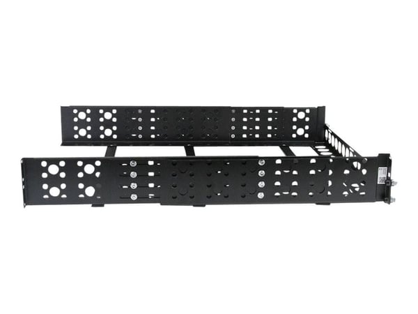 StarTech.com UNIRAILS2U, Kehikkokisko, Terästä, musta, 3,7 kg