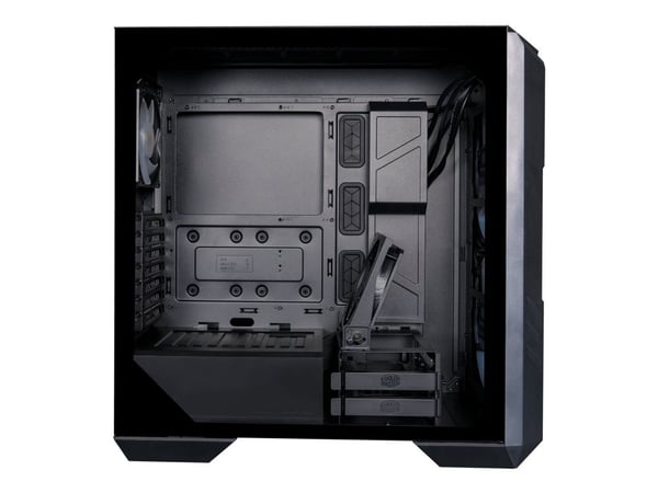 Cooler Master HAF 500 - Tower - utvidet ATX (E-ATX) - sidepanel med vindu (herdet glass) - ingen strømforsyning - svart - USB/lyd