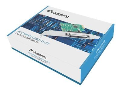 Lanberg PCE-LPT-001 - Parallelladapter - PCIe lavprofil - IEEE 1284
