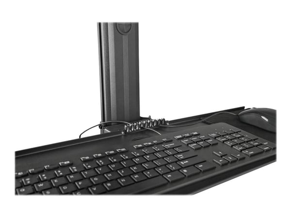 StarTech.com WKSTNCART, Musta, 8 kg, Terästä, 75 x 75 mm, 100 x 100 mm, 360°