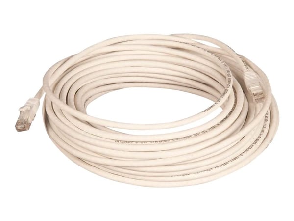 Lanview - Koppeledning - RJ-45 (hann) til RJ-45 (hann) - 15 m - UTP - CAT 6 - halogenfri - hvit