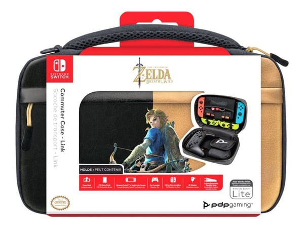 PDP Gaming Hyrule Hero Link - Eske for spillkonsollkontroller - for Nintendo Switch, Nintendo Switch Lite, Nintendo Switch OLED