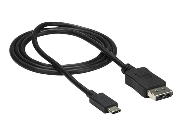 StarTech.com 3ft/1m USB C - DisplayPort 1.2 -kaapeli 4K 60Hz, USB-C - DisplayPort-sovitinkaapeli HBR2, USB Type-C DP Alt Mode - DP-monitorin videok...