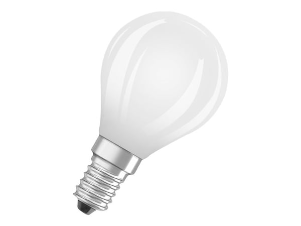 OSRAM LED SUPERSTAR - LED-filamentlyspære - form: P45 - mattslipt finish - E14 - 6.5 W (ekvivalent 60 W) - klasse E - varmt hvitt lys - 2700 K
