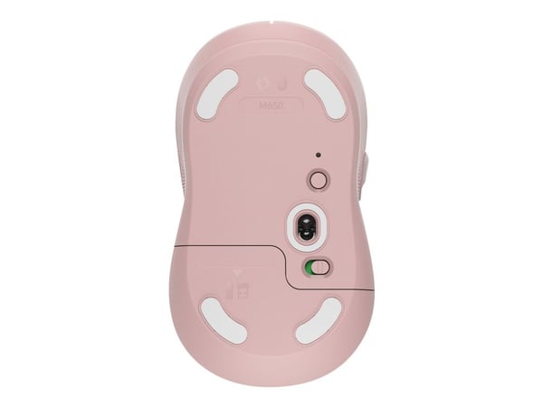 Logitech Signature M650 - Mus - optisk - 5 knapper - trådløs - 2.4 GHz, Bluetooth - Logitech Logi Bolt USB-mottaker - rosa
