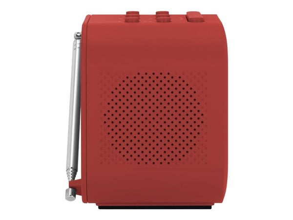 TechniSat TechniRadio 40 - Bærbar DAB-radio - 1.2 watt - rød