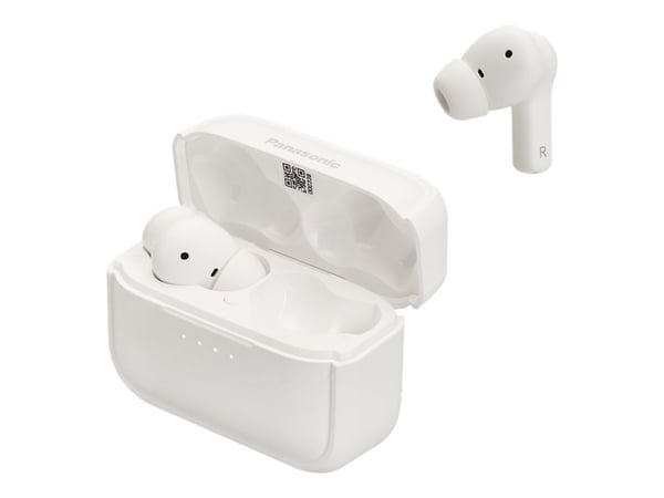 Panasonic RZ-B210W - True wireless-hodetelefoner med mikrofon - i øret - Bluetooth - hvit