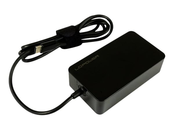 LC Power LC-NB-PRO-45-C - Strømadapter - AC 110-240 V - 45 watt - svart