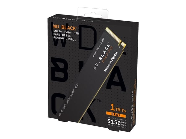 Western Digital Black SN770, 1 TB, M.2, 5150 MB/s
