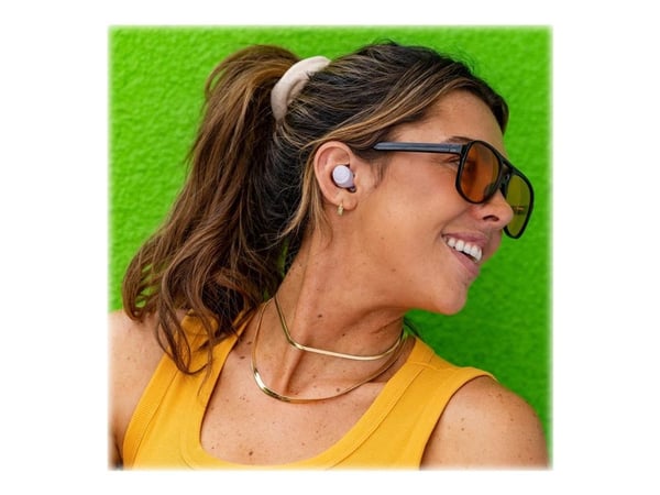 JLab Audio Go Air POP - True wireless-hodetelefoner med mikrofon - i øret - Bluetooth - lilla