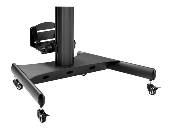 Startech Mobile Workstation Cart with Monitor Mount, CPU/PC Holder, Keyboard Tray, Ergonomic Height Adjustable Desktop Computer Cart, Rolling Mobil...