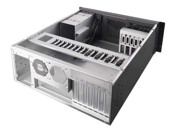 SilverStone RM42-502 4U rackserverchassi SSI EEB, utan nätaggregat, svart