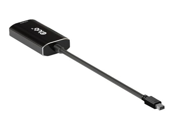 Club 3D CAC-1186 - Adapterkabel - Mini DisplayPort hann til HDMI hunn - 15 cm - aktiv, Enretnings, 8K 30Hz støtte, 4 K 120 Hz (3840 x 2160) støtte ...