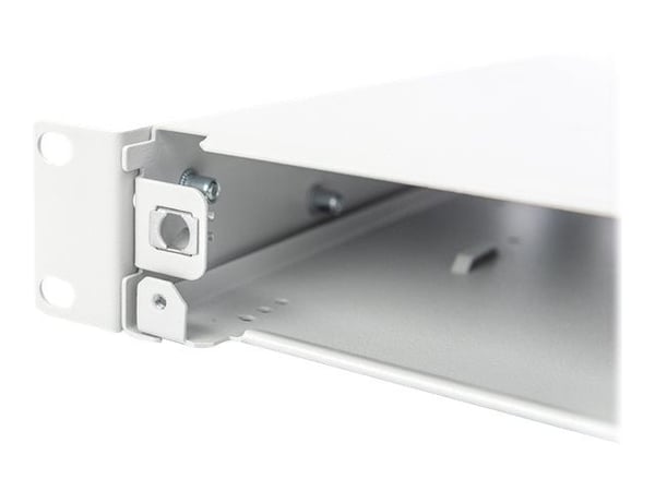 DIGITUS DN-96200-QL - Spleiseboks for fiberoptikk - grå, RAL 7035 - 1U - 19"