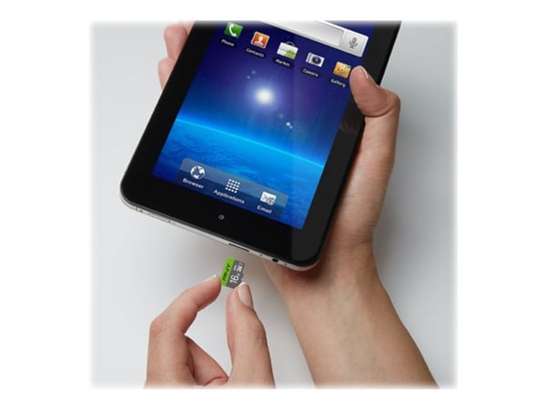 PNY Elite - Flashminnekort (microSDHC til SD-adapter inkludert) - 16 GB - UHS-I U1 / Class10 - microSDHC UHS-I