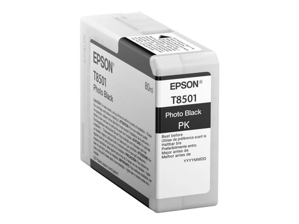 Epson Singlepack Photo Black T850100, Väriainepohjainen muste, 80 ml, 1 kpl