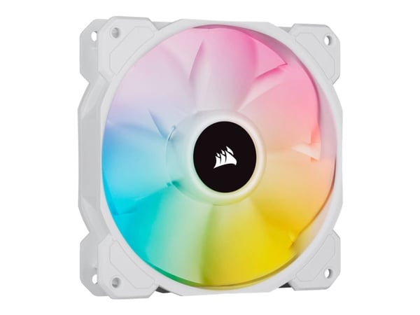 CORSAIR iCUE SP120 RGB ELITE - Sisäosa tuulettimella - 120 mm - valkoinen (3 kpl)