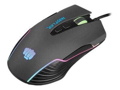 Fury Hustler - Mus - ergonomisk - optisk - 7 knappar - kabelansluten - USB 2.0