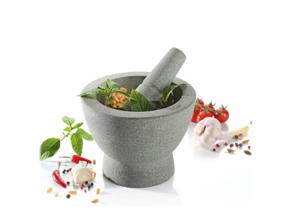 GEFU CRUNCHY - Pistill og morter - 2 stk. - 17 cm