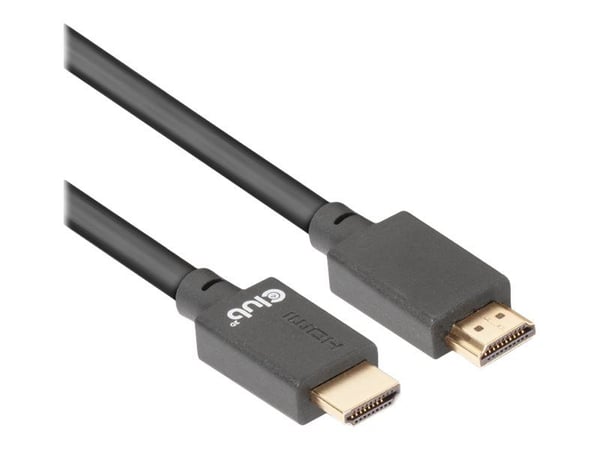 Club 3D - Ultra High Speed - HDMI-kabel - HDMI hann til HDMI hann - 5 m - svart - 4K 120 Hz støtte, 8K 60Hz støtte