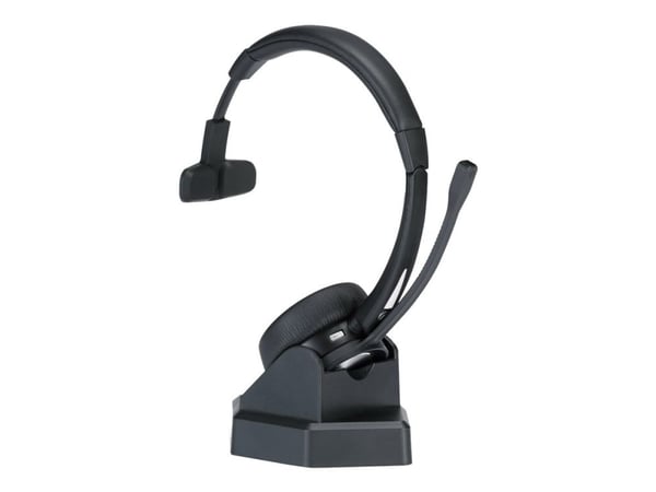ProXtend Sonnet - Hodesett - on-ear - Bluetooth - trådløs - USB-A via Bluetooth-adapter - svart