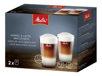 Melitta - Latte macchiato glass - 300 ml (paket om 2)