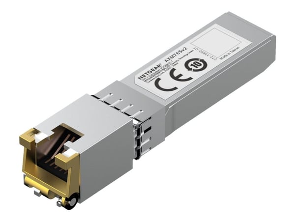 NETGEAR AXM765v2 - SFP+ sändar/mottagarmodul - 10GbE - 10GBase-T - RJ-45 - upp till 80 m