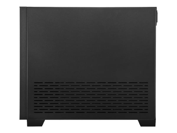 Sharkoon MS-Z1000 - microATX - sidepanel med vindu (herdet glass) - ingen strømforsyning (ATX) - svart - USB/lyd