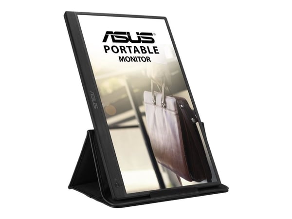 ASUS ZenScreen MB165B - LED-skjerm - 15.6" - portabel - 1366 x 768 WXGA @ 60 Hz - TN - 220 cd/m² - 500:1 - 10 ms - USB - svart
