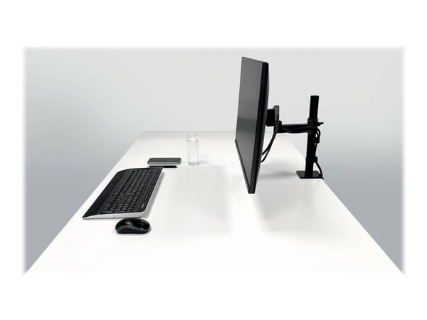 ARCTIC X1 - Monteringssett (leddarm, klemme, VESA-adapter) - for Skjerm - stål, sink-legering - matt svart - skjermstørrelse: inntil 43" / 49' (ult...