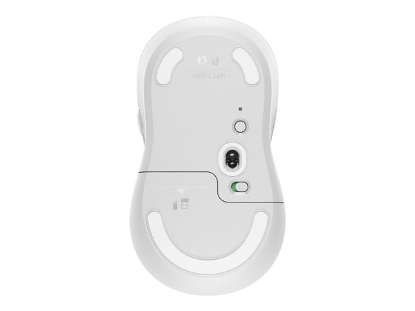 Logitech Signature M650, Oikeakätinen, Optinen, RF Wireless + Bluetooth, 2000 DPI, Valkoinen
