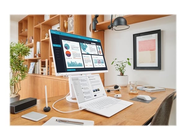 EIZO FlexScan EV2490-WT - Med FlexStand - LED-skjerm - 23.8" - 1920 x 1080 Full HD (1080p) @ 60 Hz - IPS - 250 cd/m² - 1000:1 - 5 ms - HDMI, Displa...