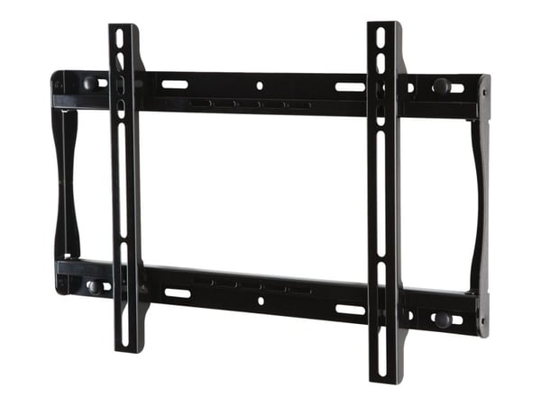 Peerless PARAMOUNT Universal Flat Wall Mount PF640 - Monteringssett (veggplate, brakettadapter) - for LCD-skjerm - smeltet epoksy - glanssvart - sk...