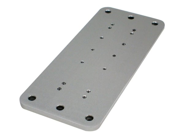 Ergotron Wall Plate, Alumiini, Alumiini