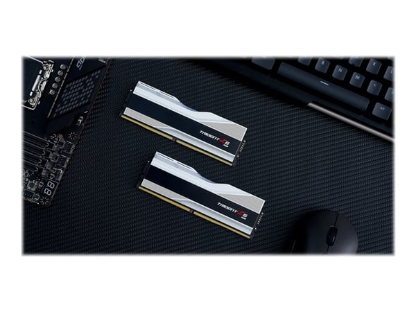 G.Skill Trident Z5 RGB - DDR5 - sett - 32 GB: 2 x 16 GB - DIMM 288-pin - 5600 MHz / PC5-44800 - CL36 - 1.2 V - ikke-bufret - ikke-ECC - metallic sølv