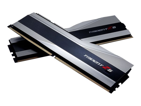 G.Skill Trident Z5 - DDR5 - sett - 32 GB: 2 x 16 GB - DIMM 288-pin - 6000 MT/s / PC5-48000 - CL36 - 1.35 V - ikke-bufret - ikke-ECC - metallic sølv