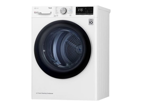 LG RH80V3AV6N - Torktumlare - Wi-Fi - bredd: 60 cm - djup: 69 cm - höjd: 85 cm - frontmatad - vit
