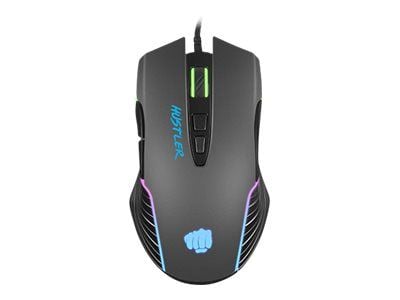 Fury Hustler - Mus - ergonomisk - optisk - 7 knappar - kabelansluten - USB 2.0