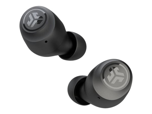 JLab Audio Go Air POP - True wireless-hodetelefoner med mikrofon - i øret - Bluetooth - svart