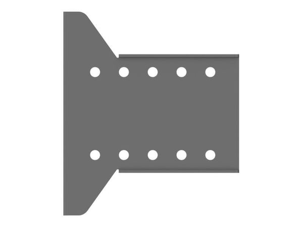 Multibrackets M Pro Series - Monteringskomponent (monteringsplate) - for LCD-skjerm - stål - svart