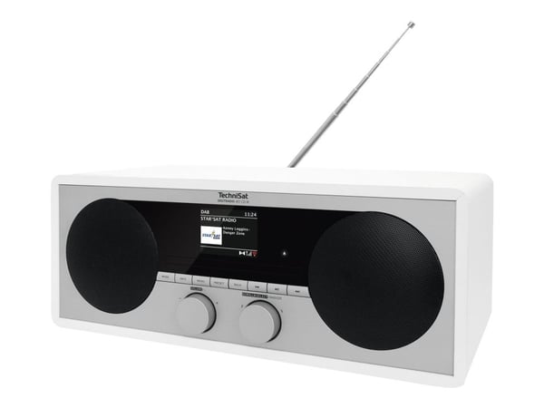 TechniSat DigitRadio 451 CD IR - Lydsystem - 2 x 15 watt - hvit