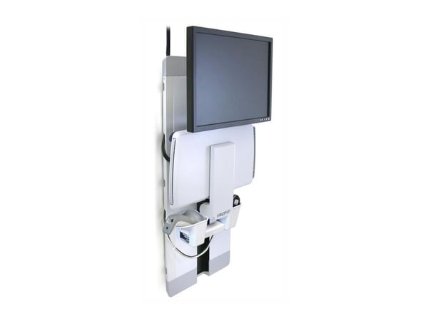 Ergotron StyleView - Monteringssett (tastaturhylle, håndleddsstøtte, musepung, loddrett panelløfteinnretning) - for LCD-skjerm / PC-utstyr - pasien...