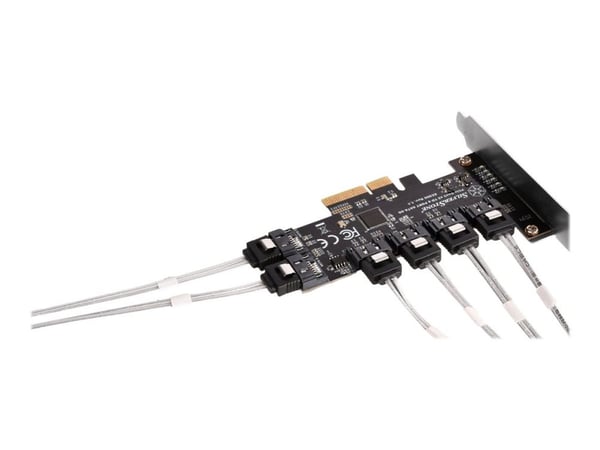 SilverStone ECS06 - Lagringskontroll - SATA 6Gb/s - lavprofil - PCIe 3.0 x2
