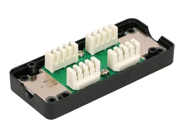 Extralink EX.9618, Musta, Muovi, Cat6, U/UTP (UTP), 1 kpl