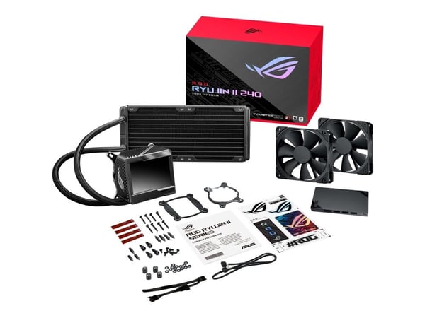 ASUS ROG Ryujin II 240 - Væskekjølesystem for prosessor - (for: LGA1156, LGA1366, LGA1155, LGA2011, LGA1150, LGA2011-3, LGA1151, AM4, LGA2066, TR4,...
