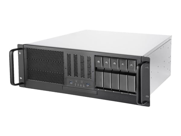 SilverStone RM41-H08 - Kan monteras i rack - 4U - SSI CEB - SATA/SAS - ingen strömförsörjning (ATX / PS/2) - USB