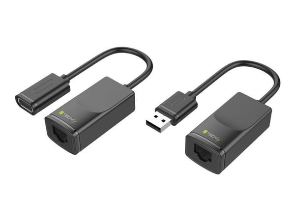 Techly IUSB-EXTENDTY2, RJ-45, USB 2.0 Type-A