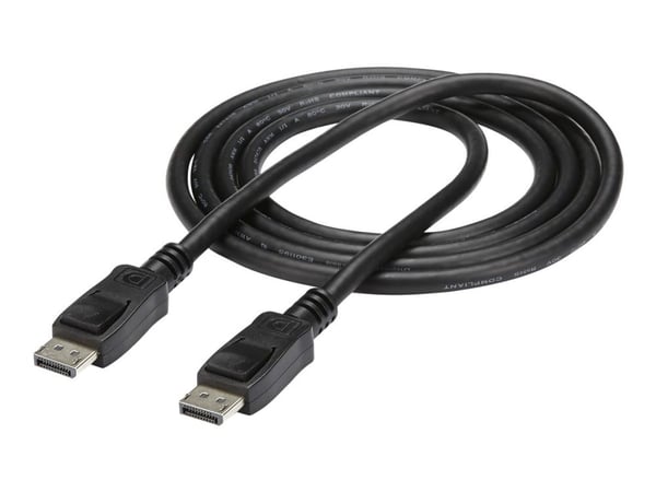 StarTech 5m Long DisplayPort 1.2 Cable with Latches DisplayPort 4k - DisplayPort-kabel - DisplayPort (hann) til DisplayPort (hann) - 5 m - låst - s...