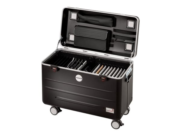 PARAT PARAPROJECT Case TC20 - Vagn (endast laddning) - för 20 surfplattor - låsbar - polymetylmetakrylat (PMMA), X-ABS plastic - svart - skärmstorl...