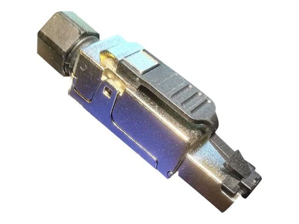 Lanview LVN125417, RJ45, Sinkki, Uros, Suora, Cat6a, F/UTP (FTP)